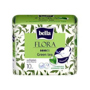 Прокладки Белла Флора Зеленый чай 10шт